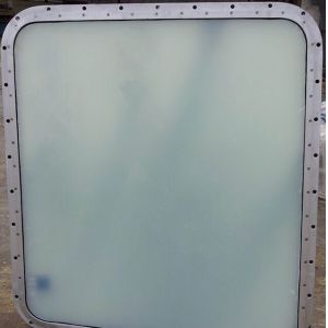 Fixed Rectangular Welding Marine Windows With Round Angle