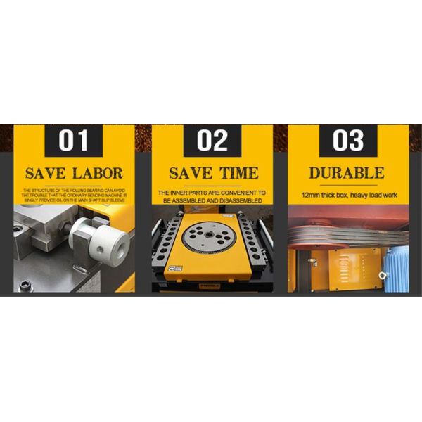 YEJ 112M-4 Iron Steel Bar Bender Machine 1000*800*900mm