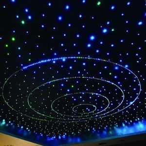 600x600mm Fiber Optic Star Ceiling Panels RGB Color For Decoration
