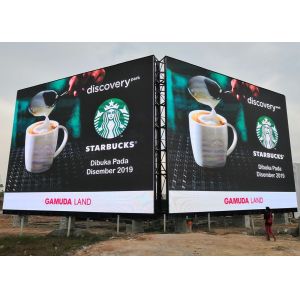 China 1R1G1B SMD MBI5124 Led Advertising Display Weather Proof P8 P10 7500nits on sale