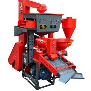 11KW Commercial Combined Rice Mill Machine With Elevator Lifter