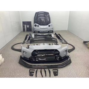 For Nissan GTR Body Kit GTR R35 Upgrades the VARIS-style Carbon Fiber Front and