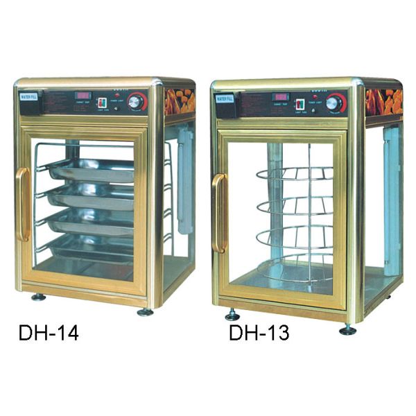 900W Food Display Showcase Electric Revolving Pizza Display Warmer With