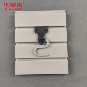 Smooth Garage Wall Shelving / Garage PVC Slatwall With Cellular Pvc For Factory