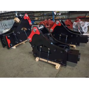 Cheap Customized 8Ton PC80 Excavator Attachment 75MM Diameter Chisel Breaker Hammer with 24 Hours Support Q355B/NM400/HARDOX450 QC Control for sale