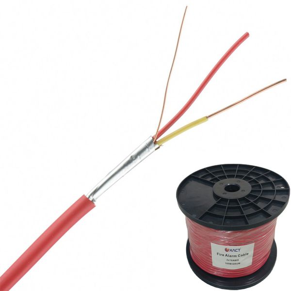 Quality 3 x 2.5 FPLR Fire Resistant Twisted Pair Fire Alarm Cable for Industrial Applications wholesale
