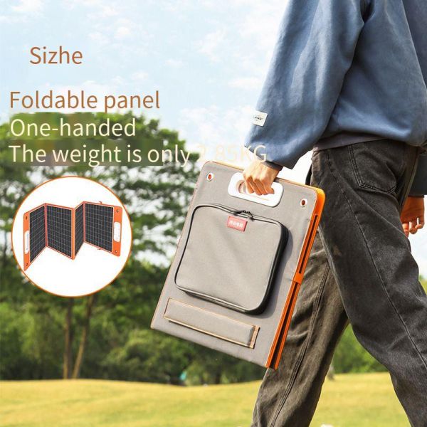 100W Folding Solar Panel , Monocrystalline Photovoltaic Solar Panel