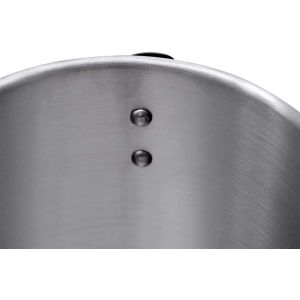 Aluminum Wax Melting Pitcher Silver Color Candle Melting pot in 1200ml with Non