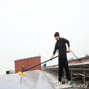 China Solar Panel Cleaning Machine 5.5 M Automatic Roller Brush with Online Service 24 Hours on sale