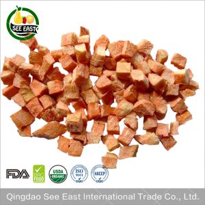 100% Natural instant vegetables Freeze Dried Carrot Dice Dehydrated Dried Carrot