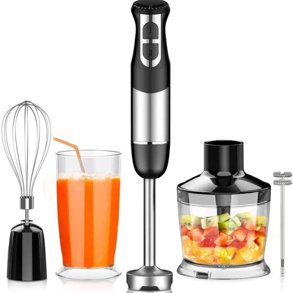 400W Immersion Stick Blender 3 In 1 Multi Function Two Speeds With Turbo 12