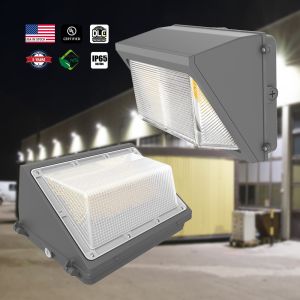 China 140lm/W Outdoor 120W LED Wall Pack Light IP65 Waterproof Slim For Parking Area Pathway on sale
