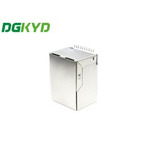 8P10C Female Rj45 Pcb Modular Jack With Led 100 Base-T Ethernet Connector RJ45