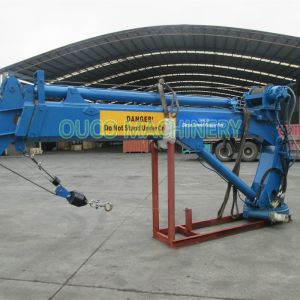 OUCO 10M Hydraulic 7T Ship Deck Telescopic Boom Crane