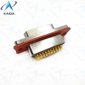 J29M Series Hermetic Receptacle With 21 Contact Metal Shell And Nickel Finish