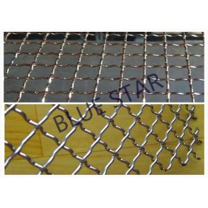 Galvanized / Carbon Steel Wire Mesh Single / Double Intermediate Weave Pattern