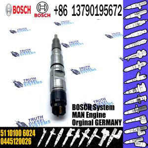 New Diesel Common rail Injector 0445120045 0986435558 For MAN 51101006024