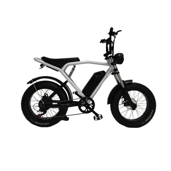 Quality Fast Electric Dirt Bike Mountain City Road EBike With Mechanical Disc Brake In Black wholesale