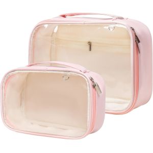 Multi Functional Waterproof Toiletry Bag Makeup Organizer With Zipper Handle