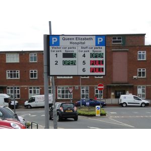 Cheap Aluminium Frame P16 Changeable Message Signs Led Traffic Calming Signs Beam Width V35° for sale