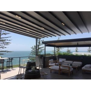 Motorized Awning Pvc Sail Retractable Roof Pergola Rain Protection