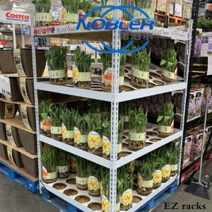 China Boltless Rivet Storage Industrial Metal Shelving EZ Racks Folding Flower Racks on sale