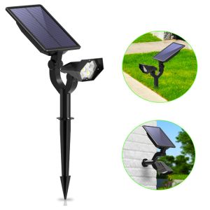 China 1.5W Monocrystalline Solar Panel Outdoor Wall Lights , 6000K Led Solar Ground Lights on sale