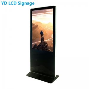 Cheap 55inch Floor Standing Touch Screen Kiosk , LCD Digital Signage For Advertising Player for sale