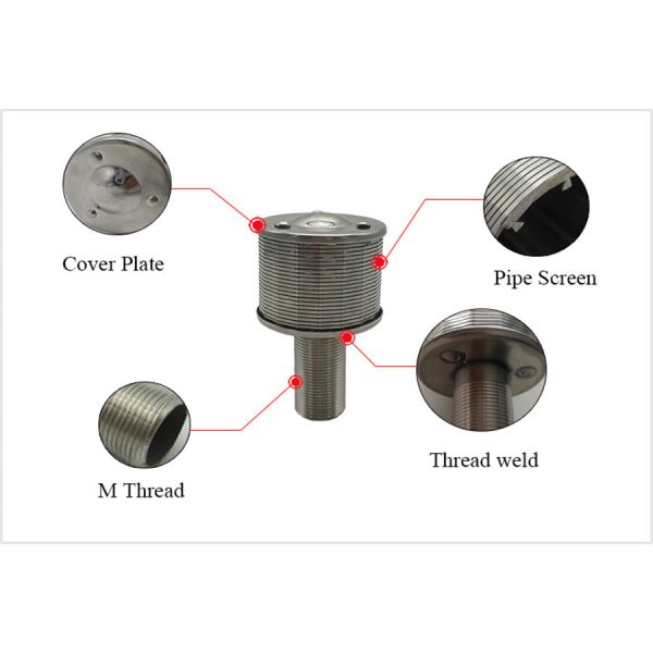 1Ton G1" Quick Connect Wedge Wire Screen Nozzle Water Ion Exchange Strainer