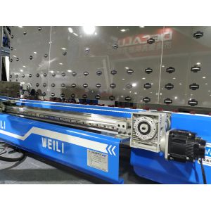 Auto Insulating Glass Sealing Machine , Silicone Spreading Double Glazing