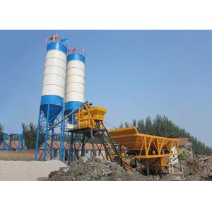 Skip Hoist Central Mix Concrete Batch Plant Ready Mixed 50m3/H Capacity