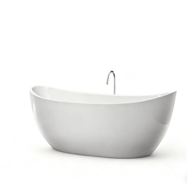 High-Quality Acrylic Free Standing Bathtub with Reinforced Fiberglass Layers and
