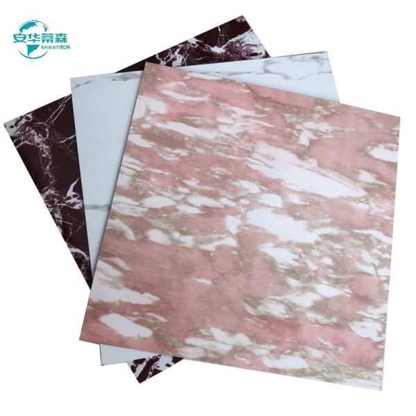 Quality 1220mm Width Glossy Surface Finish Marble Grain ACP Aluminum Composite Panel wholesale