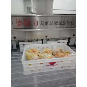 Liquid Nitrogen Freezer Industrial Quick Freezer Freezing Machine For Chicken