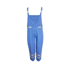 330g 100% Cotton Fire Retardant Bib Overalls Working Pants With Reflective