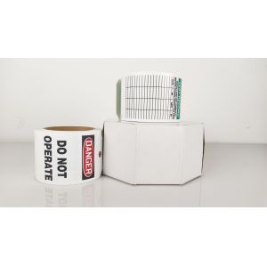 Protective Plastic Safety Tag Custom Design for Safety Measures