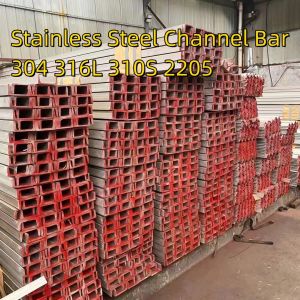 C Channel SS316L 200X75X10 ASTM A276 TP316L Stainless Steel U Channel Bar