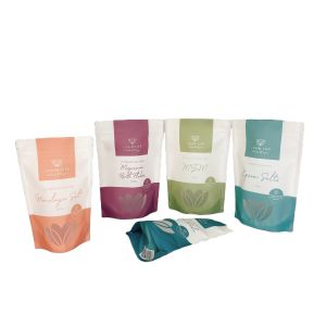 China Cu Clear Plastic Packaging Doypack Himalaya Pink Salt Packaging Pouch on sale