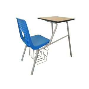 Ergonomic Arc Back School Desk With Chai