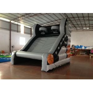 Different colours inflatable basketball shooting games for children