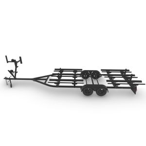 Smooth Aluminium Boat Trailers For Watercraft Transport Custom Alloy Boat