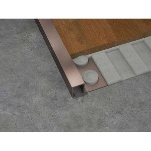 1.8m Stainless Steel Square Edge Tile Trim Fireproof Corner Tile Edge Trim