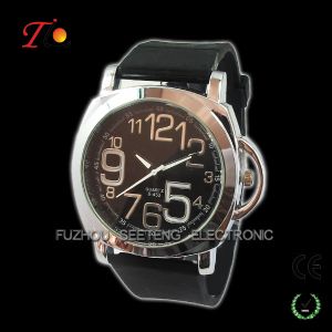 Creative Leather Strap Quartz Wrist Watch colorful band for Man