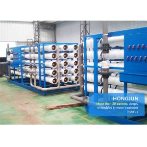 PLC Control Industrial Drinking Water Purification Systems 0.8-1.6 Mpa Operate