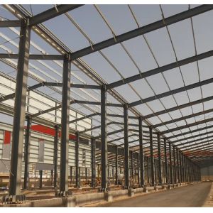 Open Span Design Prefabricated Steel Workshops Q235B Q355B Space Metal Buildings