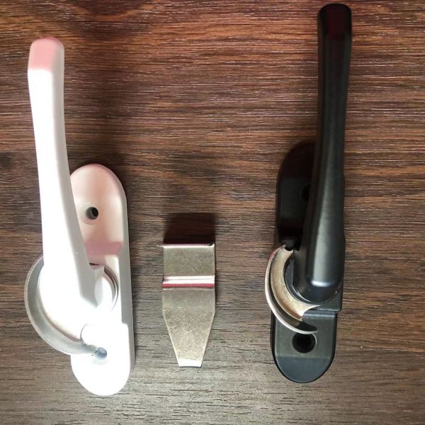 Aluminum Alloy Crescent Lock for Sliding Window Safety Lock in Hotel Villa