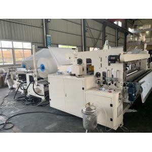 120cuts/Minute Toilet Paper Cutting Machine Roll Rewinding Bathroom Paper