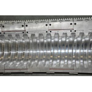 HDPE / PVC / PE Single Wall Corrugated Pipe Extrusion Line Carbon Pipe Making
