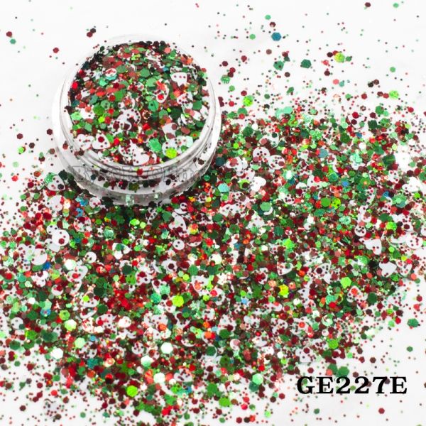 Chunky Cosmetic Xmas Halloween Glitter Mix Winter Style 1KG Customized