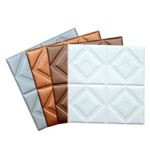 Wall Coating 3D Brick Design Foam Wallpapers for Administration Easy Installatio